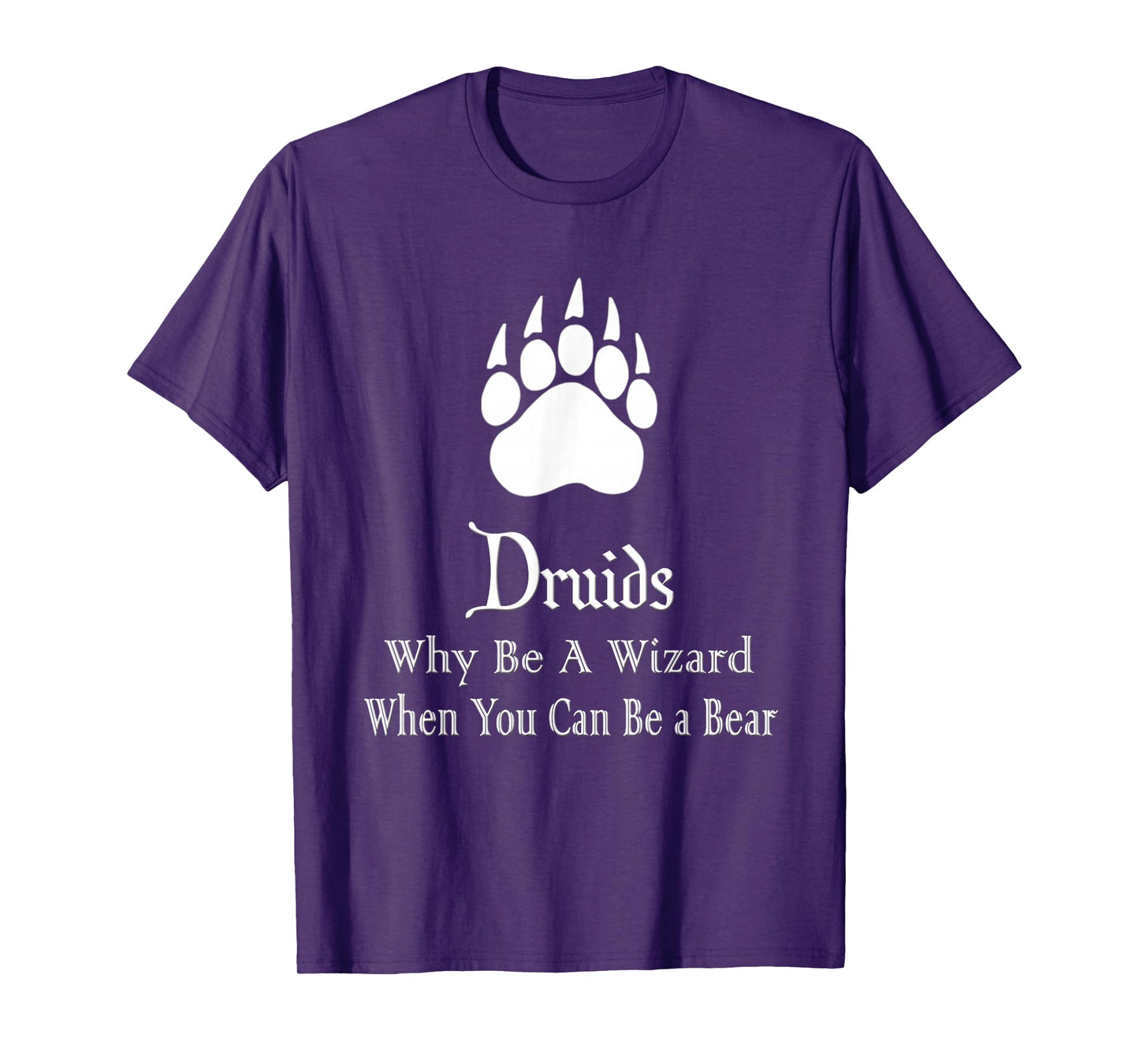 Druids Why Be A Wizard When You Can Be A Bear T-Shirt