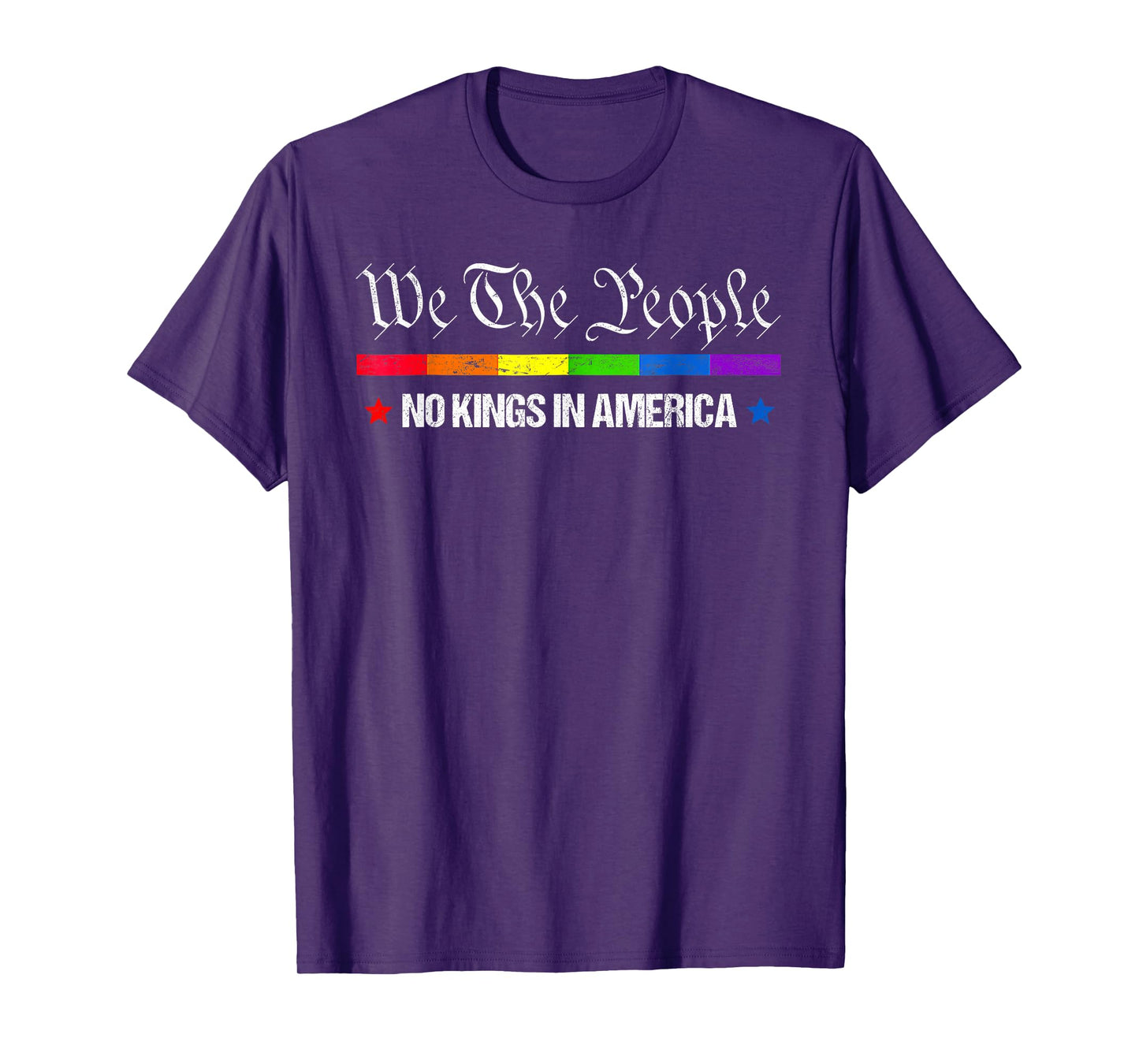 We The People No Kings in America Funny Political T-Shirt