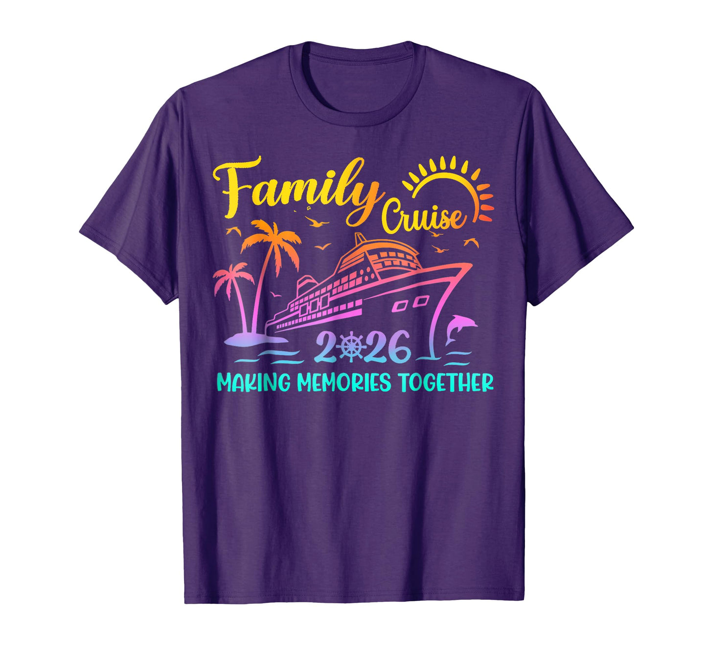 Family Cruise 2026 Making Memories Together Matching Group T-Shirt