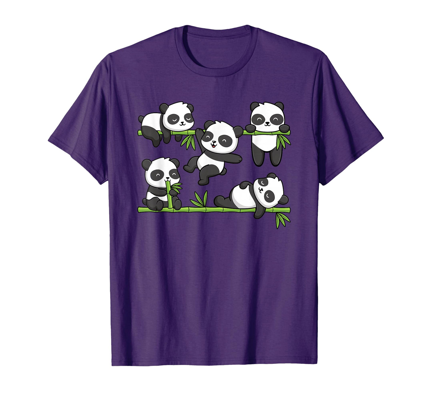Cute Kawaii Panda Bear Panda Lover Men Women Kids T-Shirt