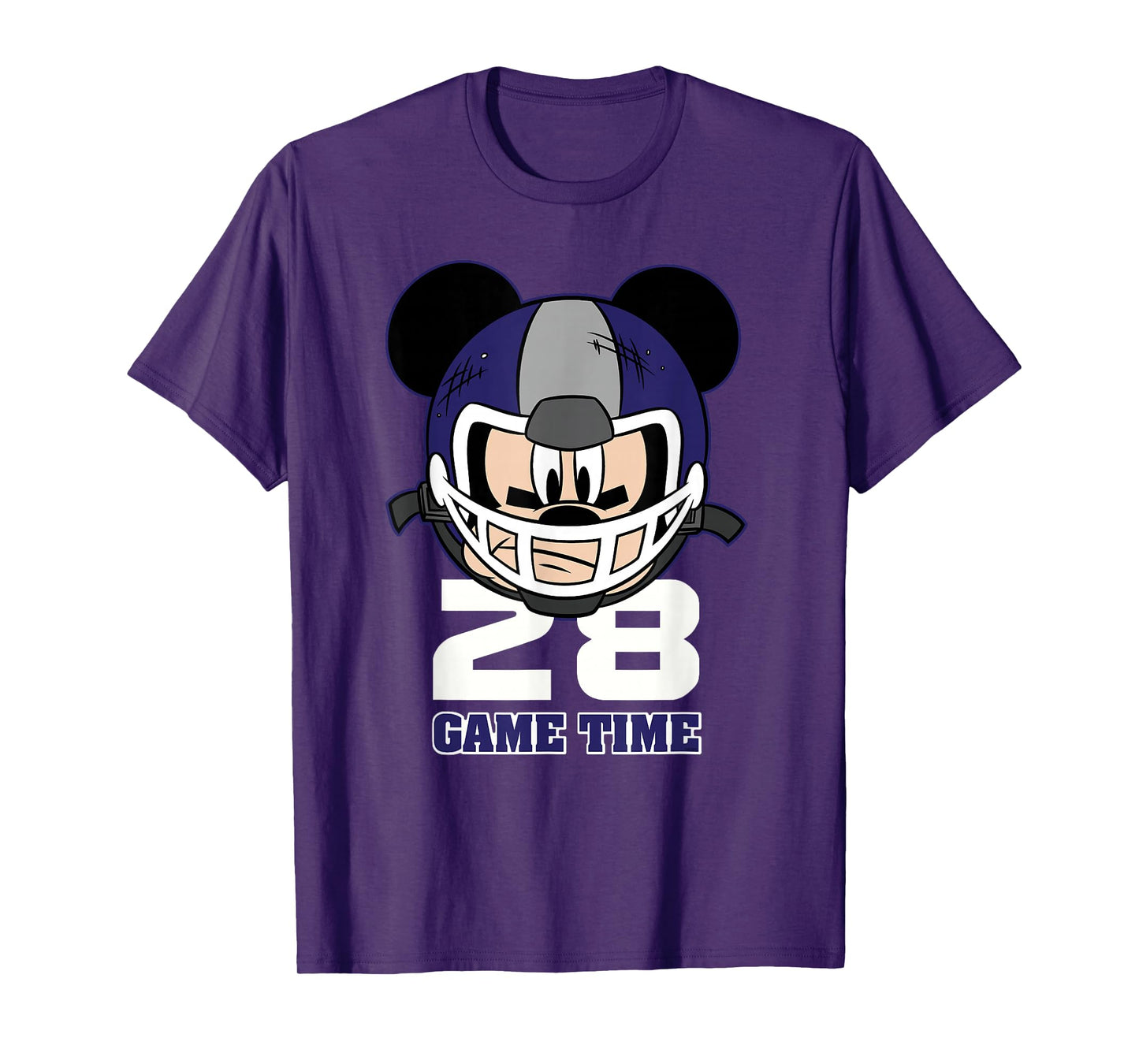 Disney Mickey Mouse Football #28 Game Time Sports T-Shirt