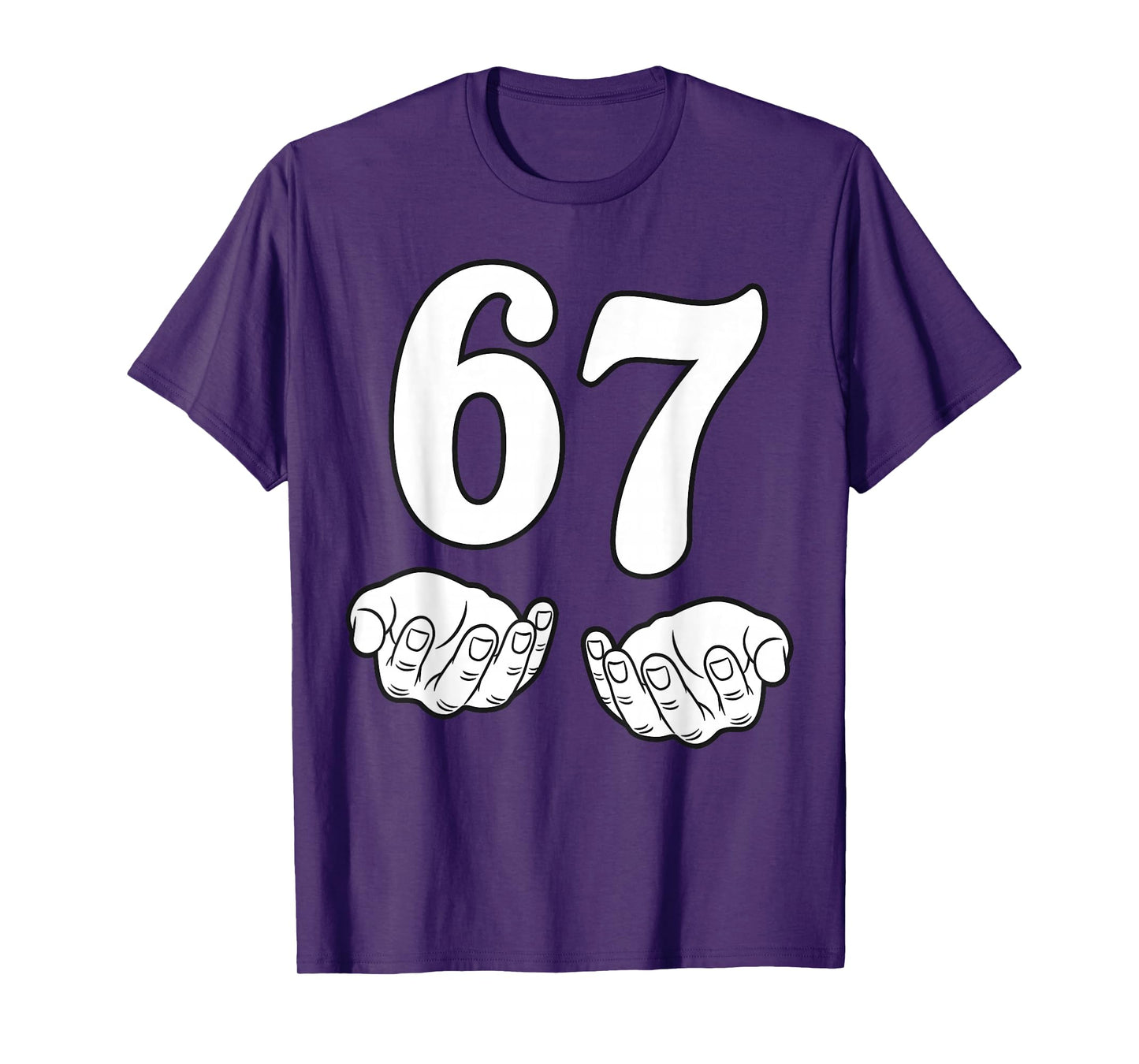 Six Seven 6 7 Funny 67 Gen Alpha Slang 6-7 Meme School T-Shirt