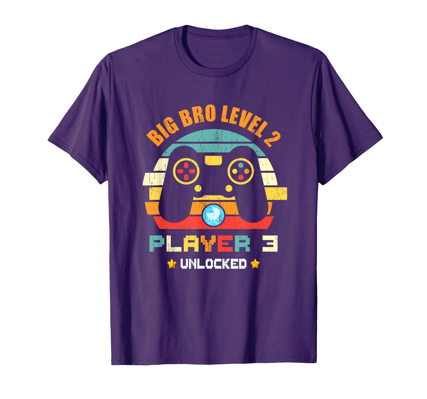Big Bro Level 2 Player 3 Unlocked Gaming Big Brother Again T-Shirt