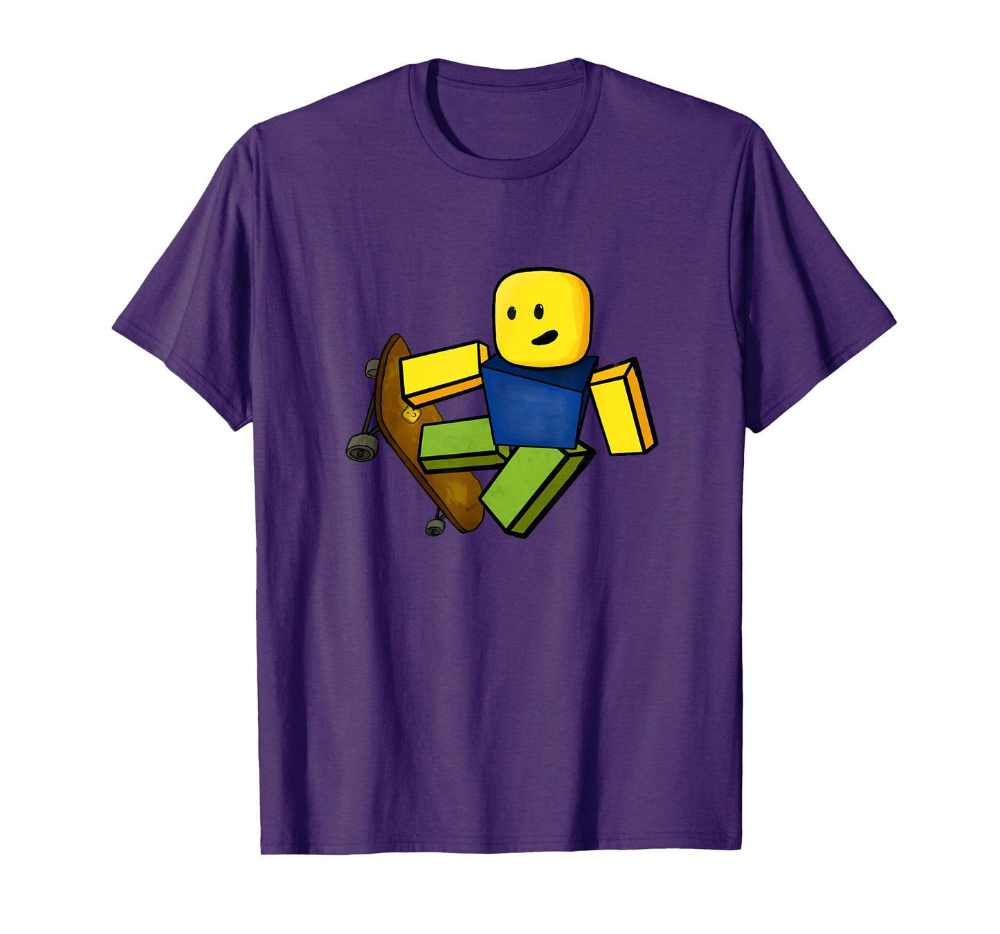 Blox Noob Skater | Funny Meme Gaming Gift For Gamers T-Shirt