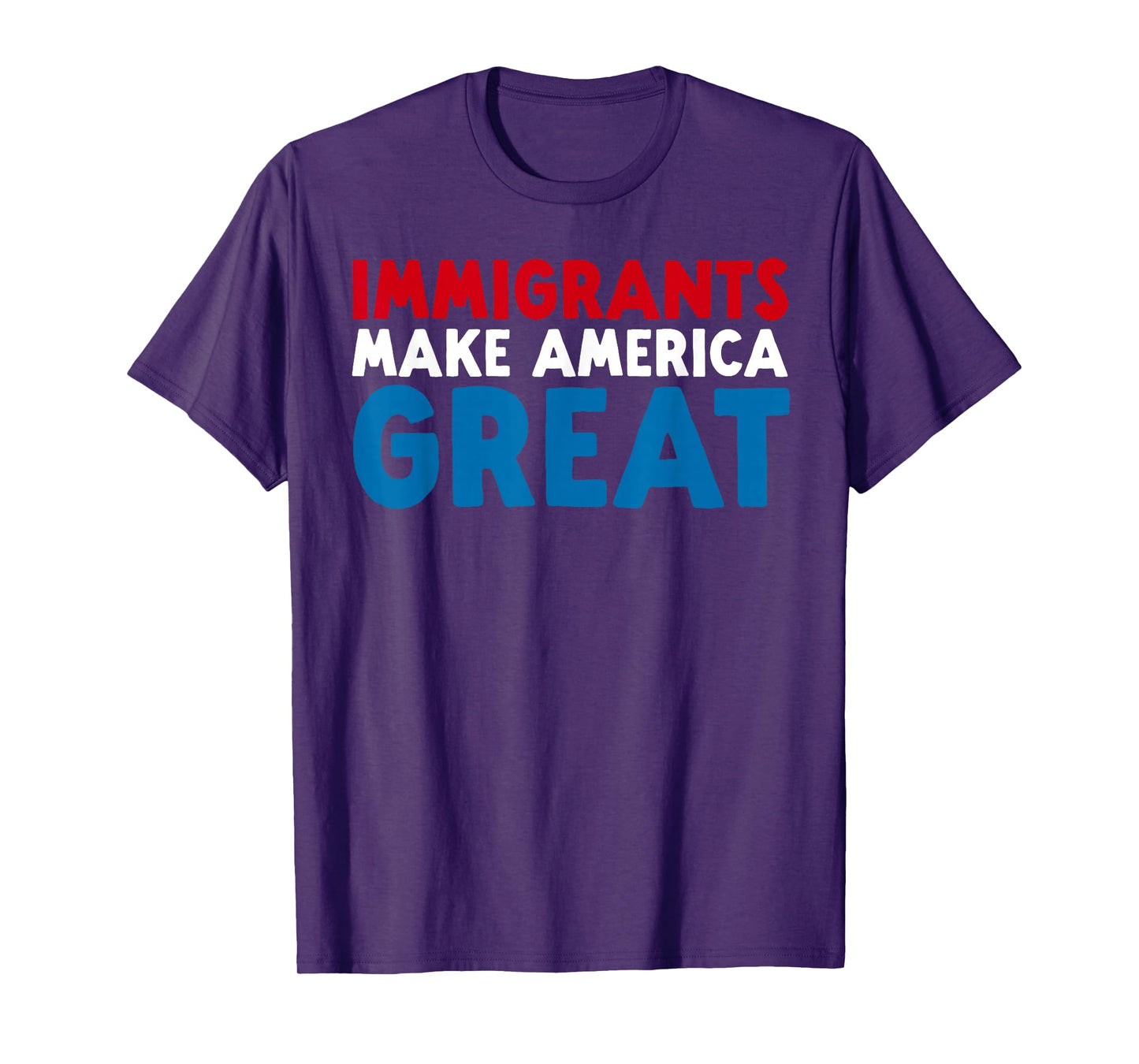 Immigrants Make America Great - No Kings Protest Tee T-Shirt
