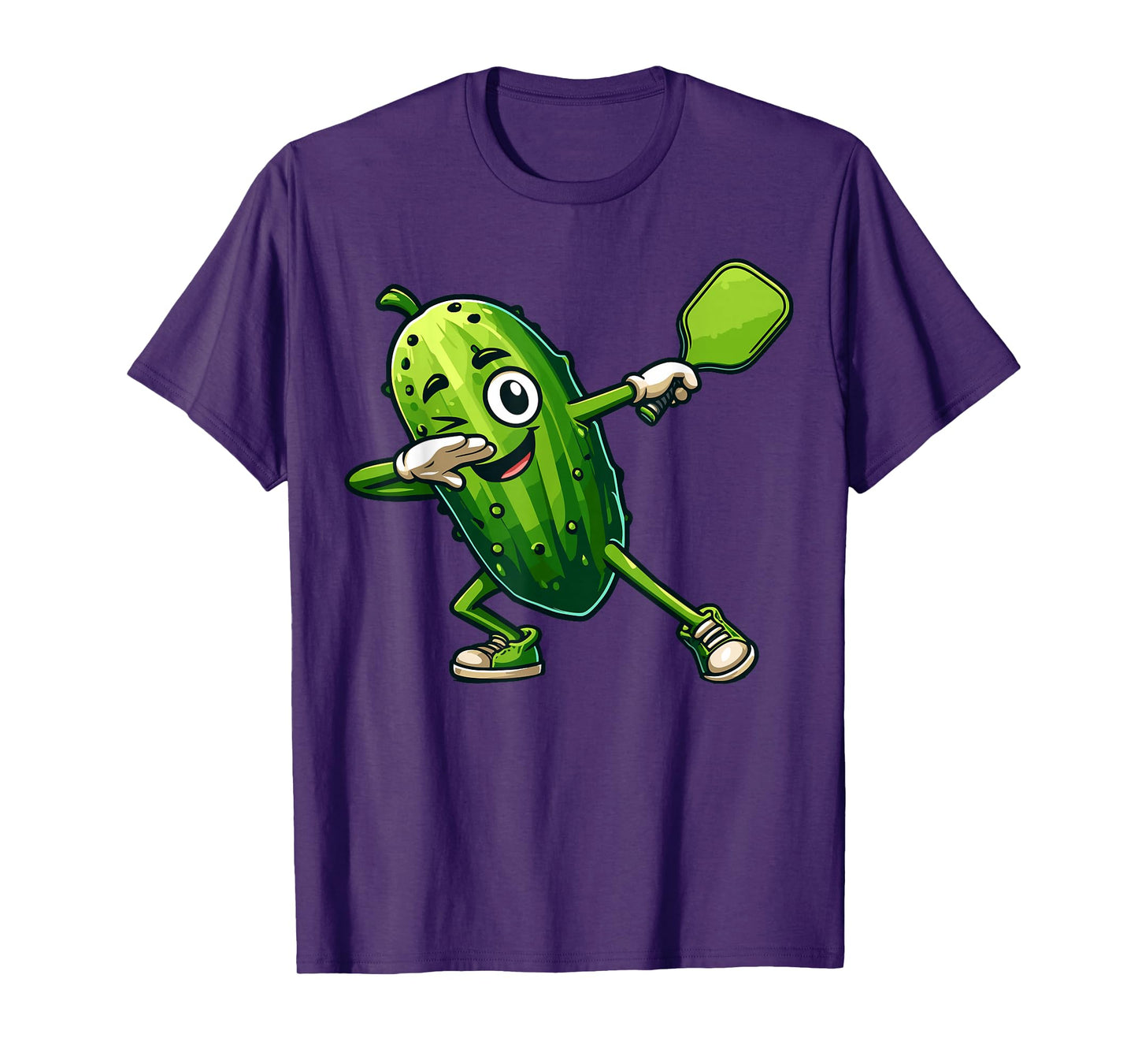 Funny Pickle Dabbing Pickleball Dink Master Enthusiast Tee T-Shirt