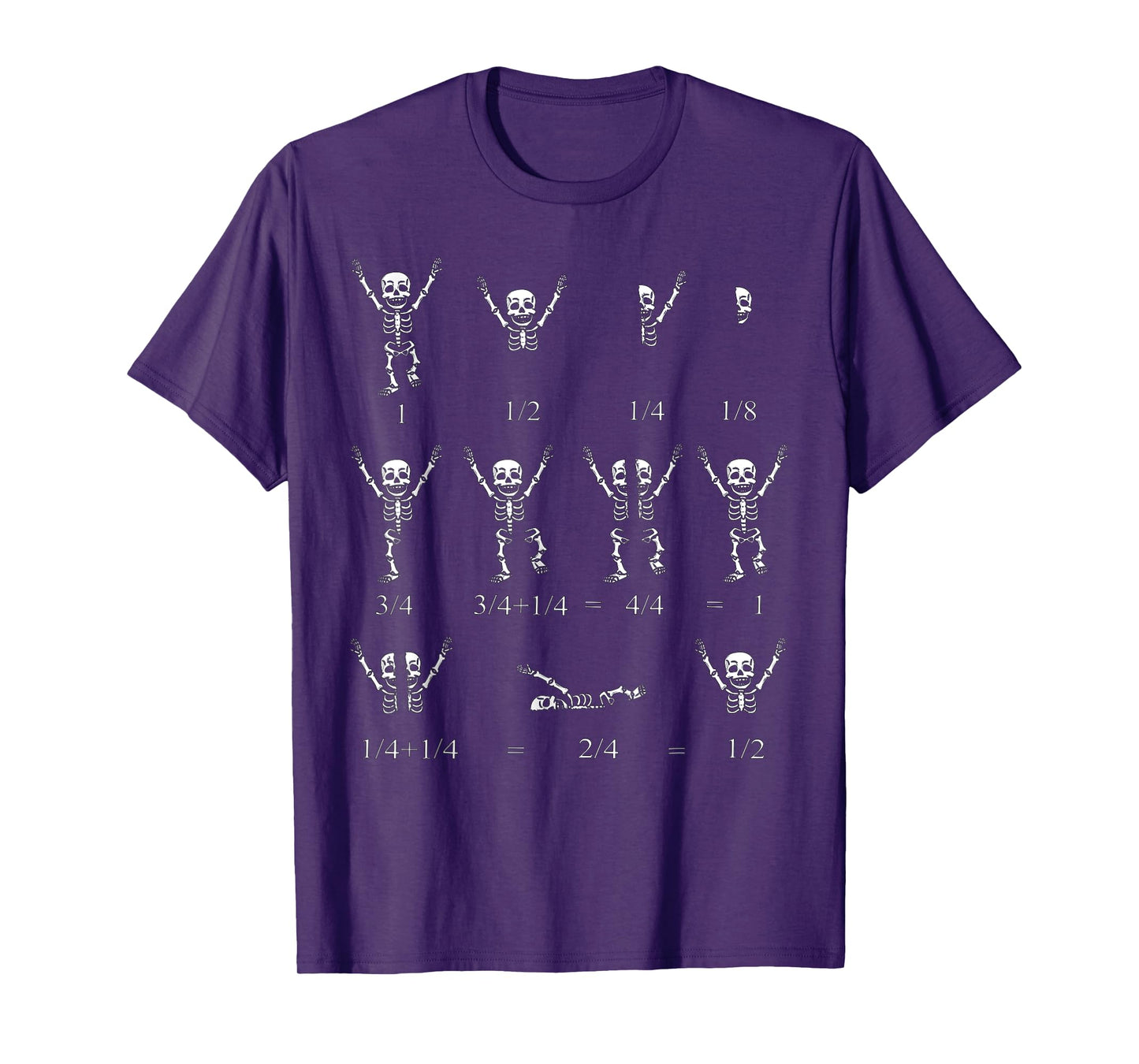 Math Equation Skeleton Math Halloween T-Shirt