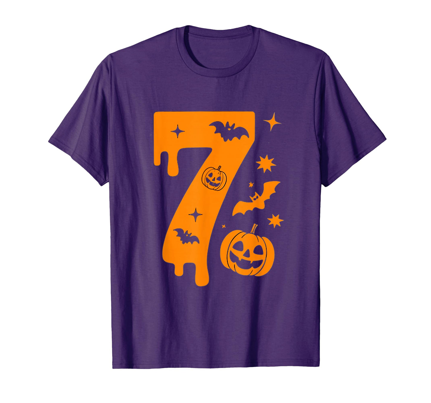 Number 7 Six Seven 6 7 Meme Funny Design Couples Halloween T-Shirt