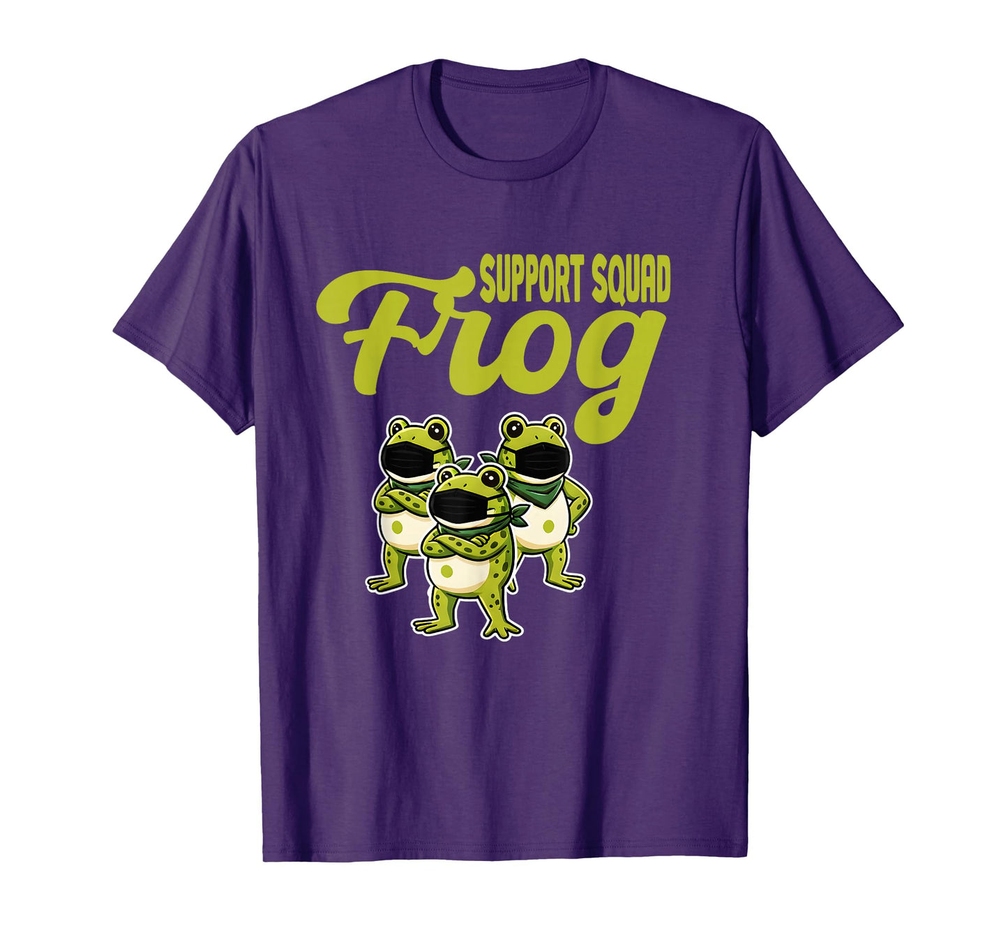 Frog Support Squad Frogs Together Strong Retro Portland T-Shirt