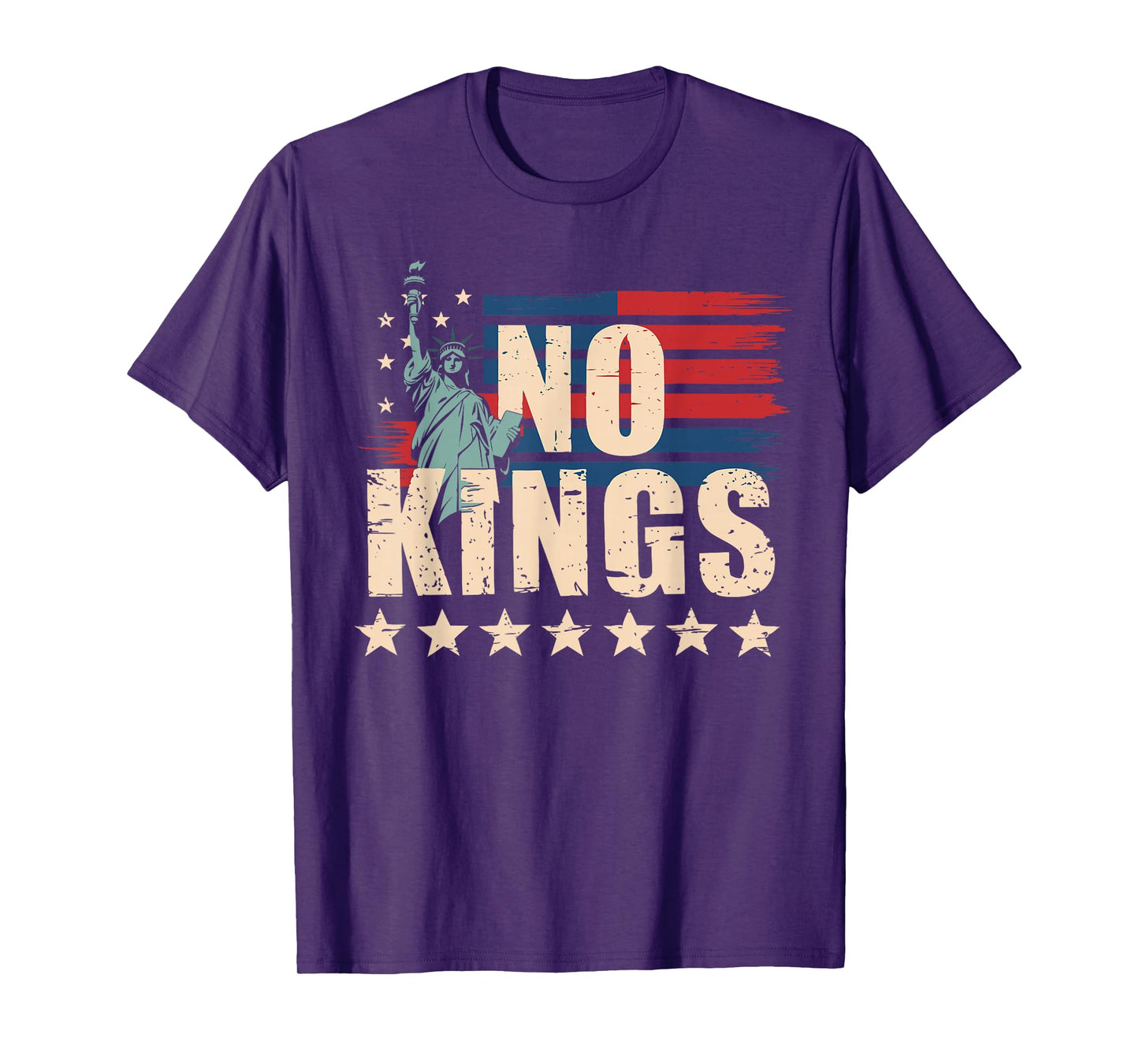 No Kings in America Statue of Liberty 1776 October 18 T-Shirt