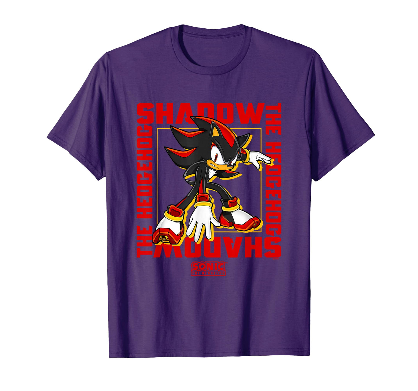 Sonic The Hedgehog Shadow The Hedgehog Epic Portrait T-Shirt