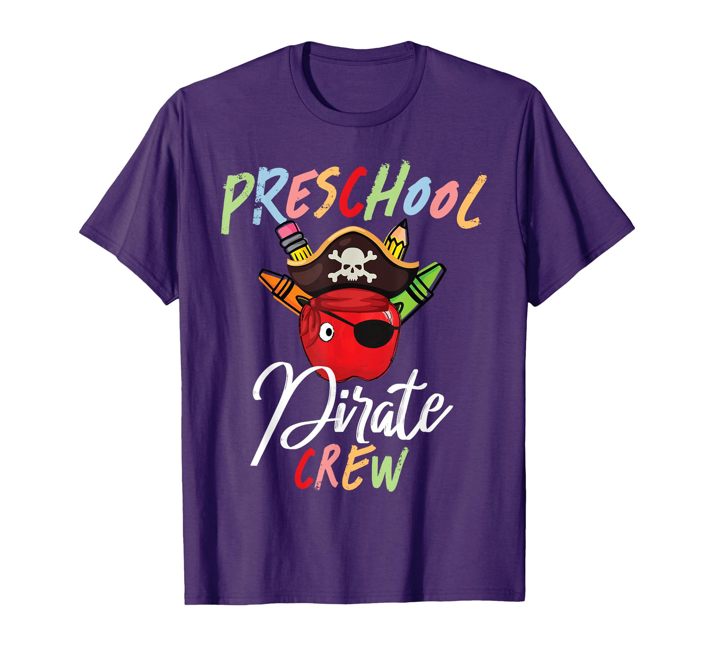 Preschool PreK Teacher Pirate Crew Squad First Day Of School T-Shirt
