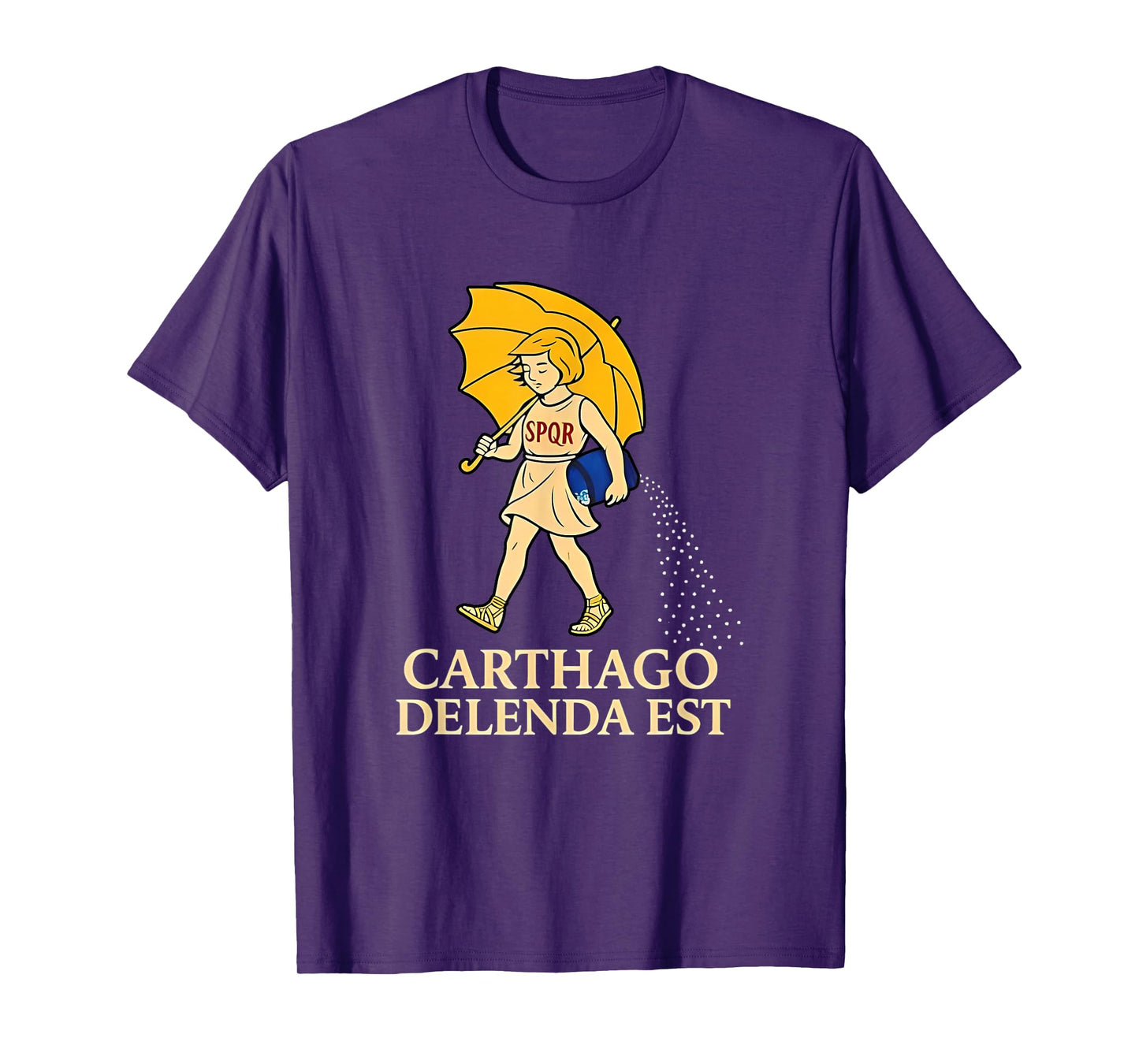 Carthago Delenda EST SPQR T-Shirt