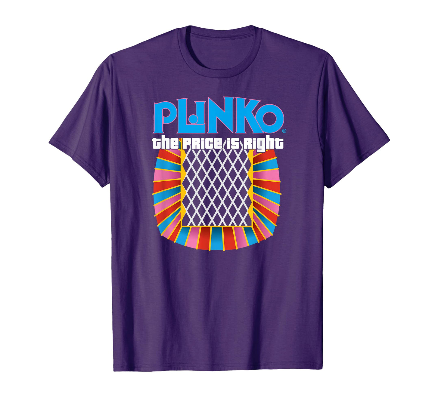Price is Right Unisex-Adults Black Plinko T-Shirt, Small