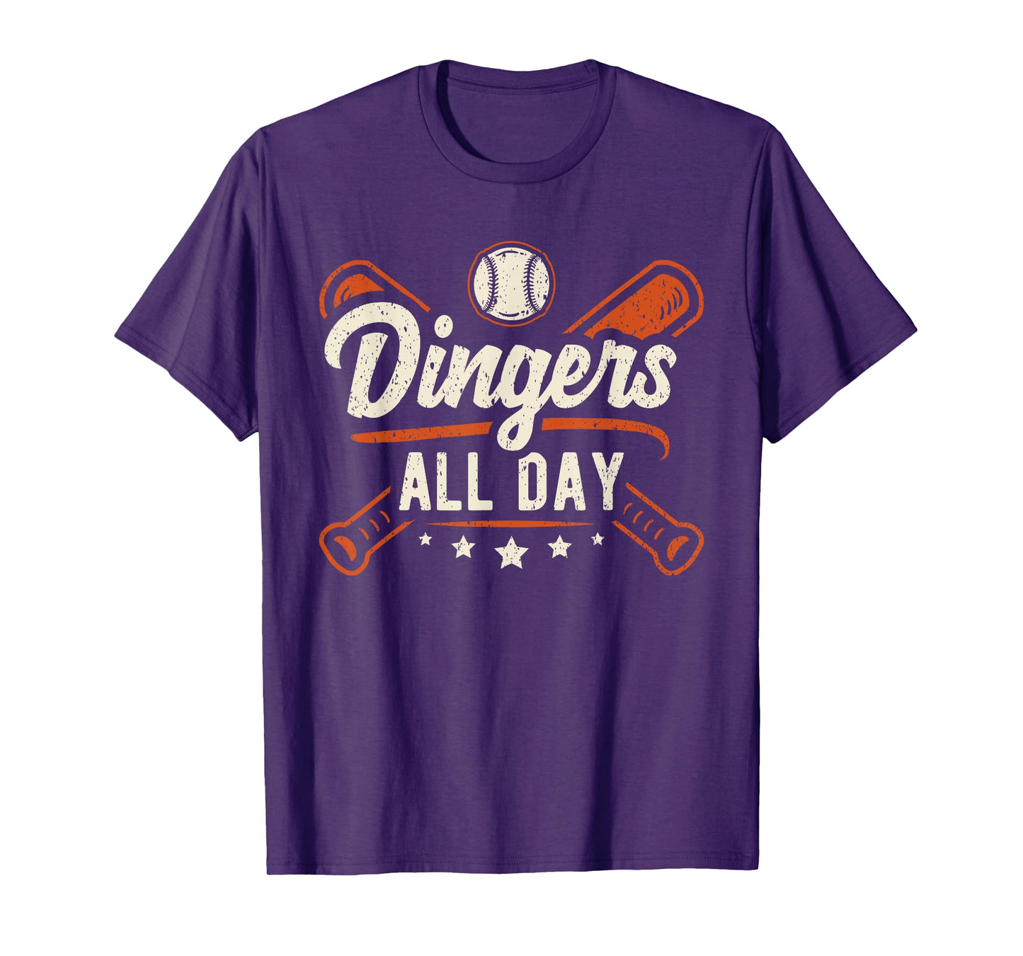 Home Runs Dingers All Day Baseball Home Run Dinger T-Shirt