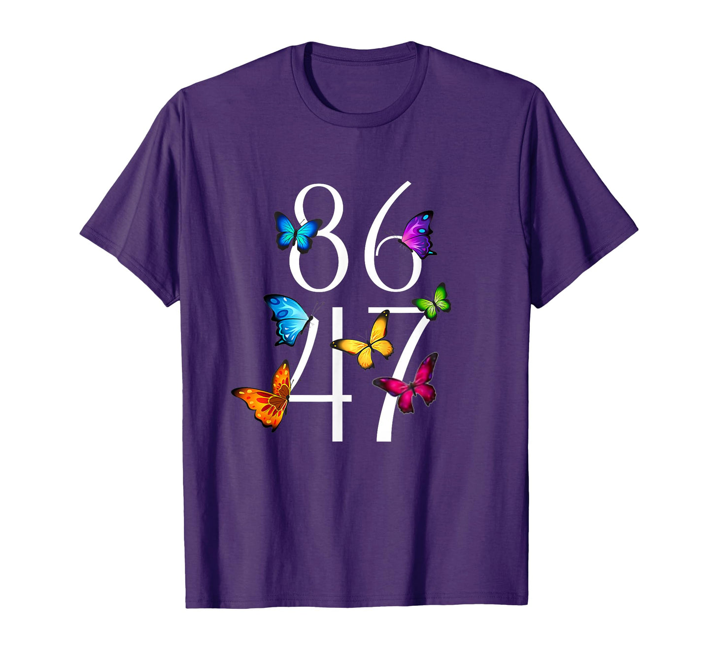 8647 anti Trump 86 47 Floral Mens Womens T-Shirt