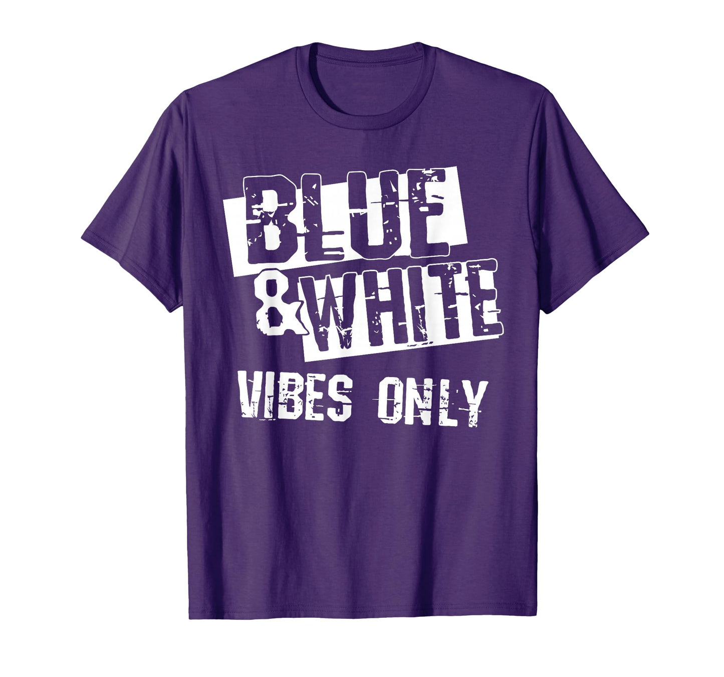 Blue and White Game Day Group Shirt for High School Football T-Shirt