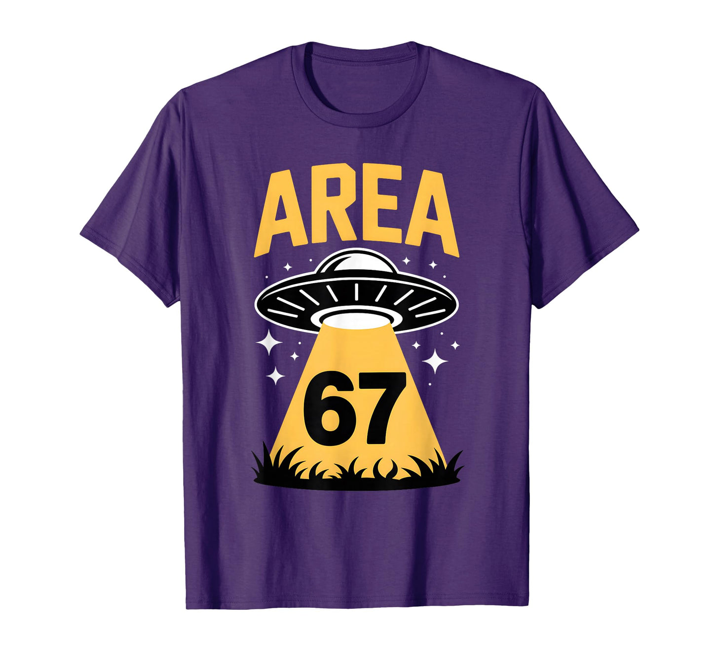 Funny Area 67 UFO Alien Viral Slang Conspiracy Gen Z Humor T-Shirt