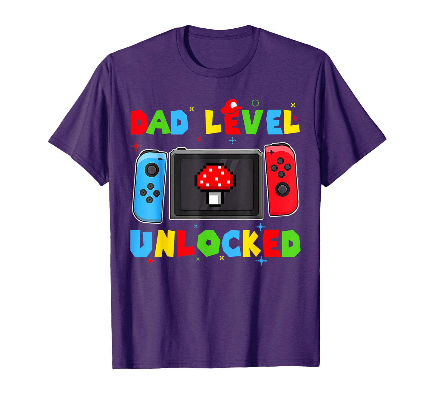 Dad Level Unlocked New Dad To Be Gifts Gamer Father's Day T-Shirt