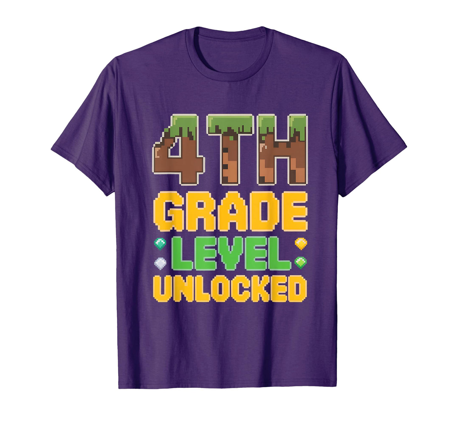 4th Grade Level Unlocked Back to School Gamer Fun T-Shirt