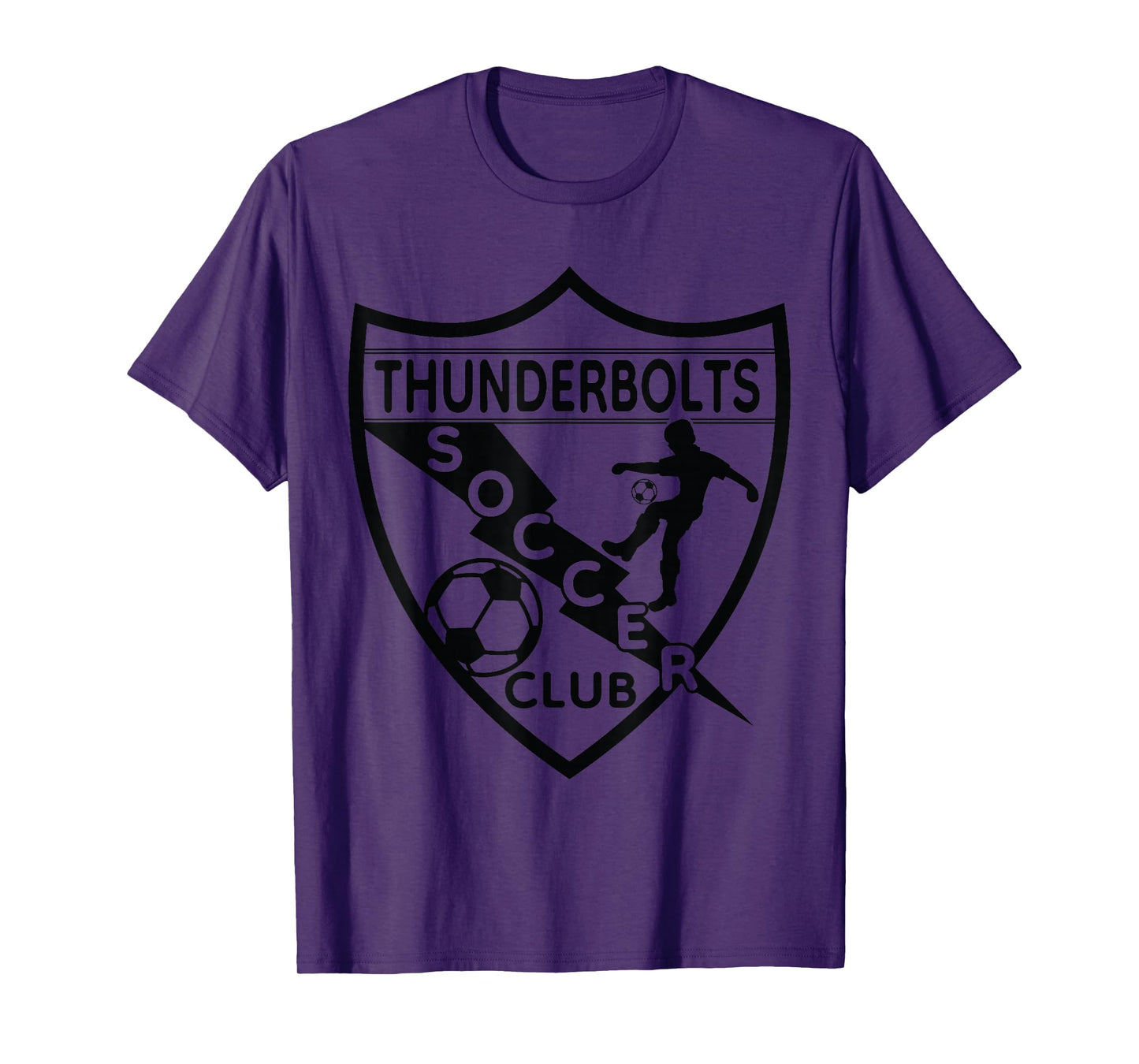 Marvel Studios Thunderbolts Soccer Club Team Logo Costume T-Shirt