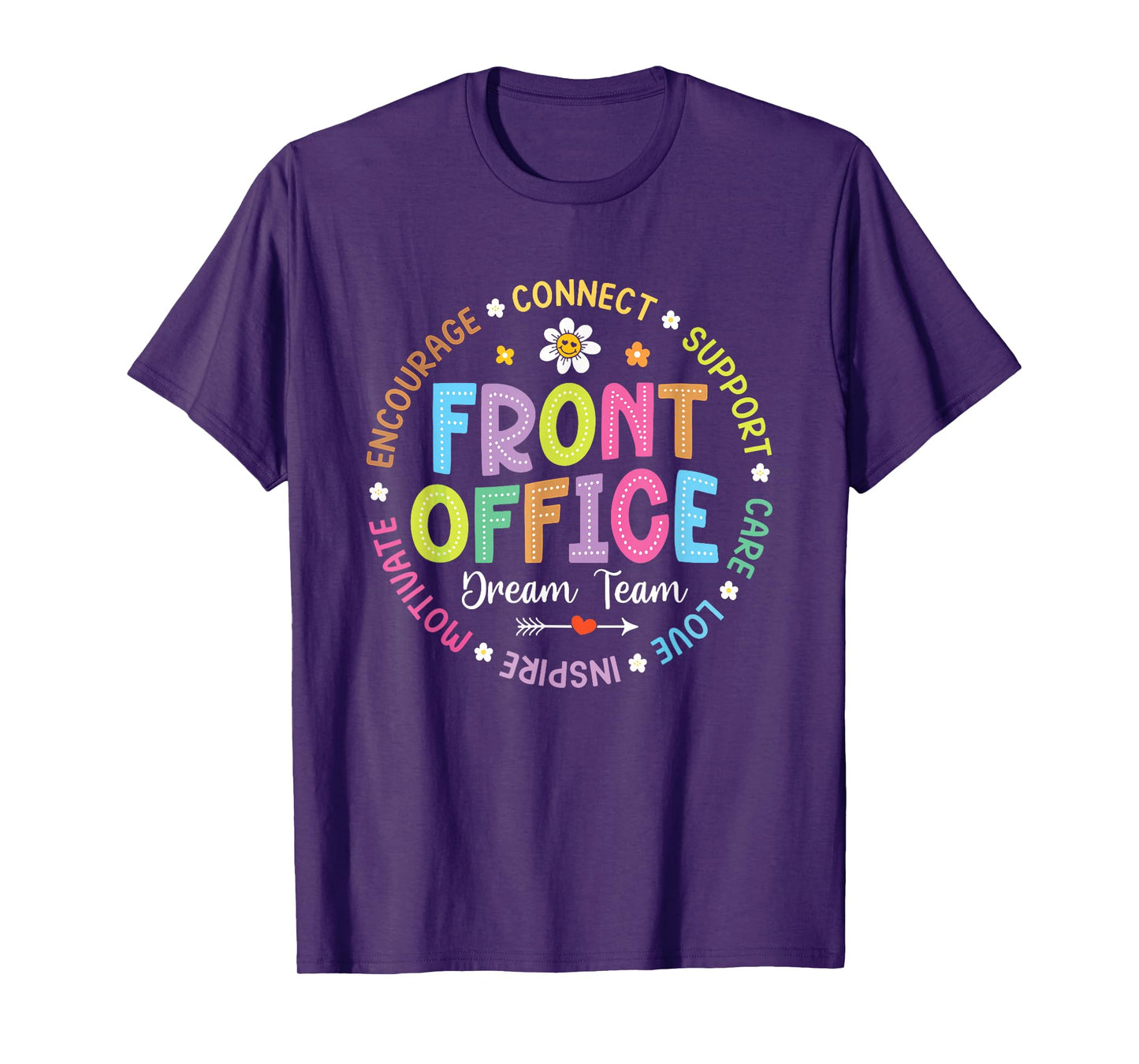 Front Office Squad Back to School Happy First Day of School T-Shirt