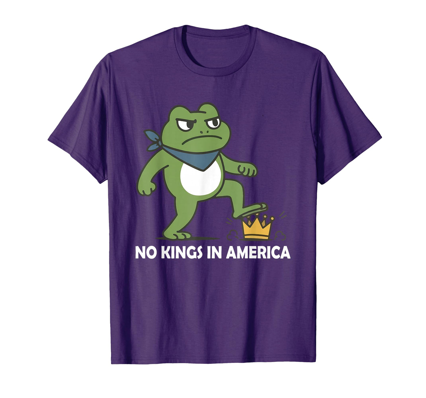Frog No Kings Shirt Men Women No Kings in America T-Shirt