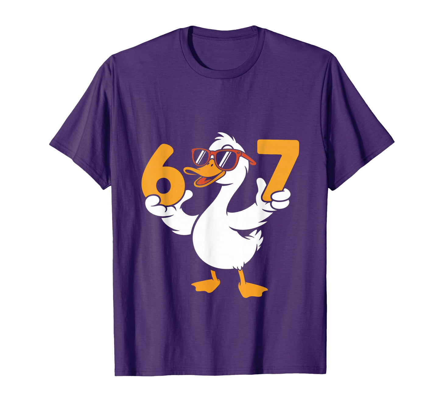 67 Meme Funny Goose Humor Six Seven Gen Alpha T-Shirt