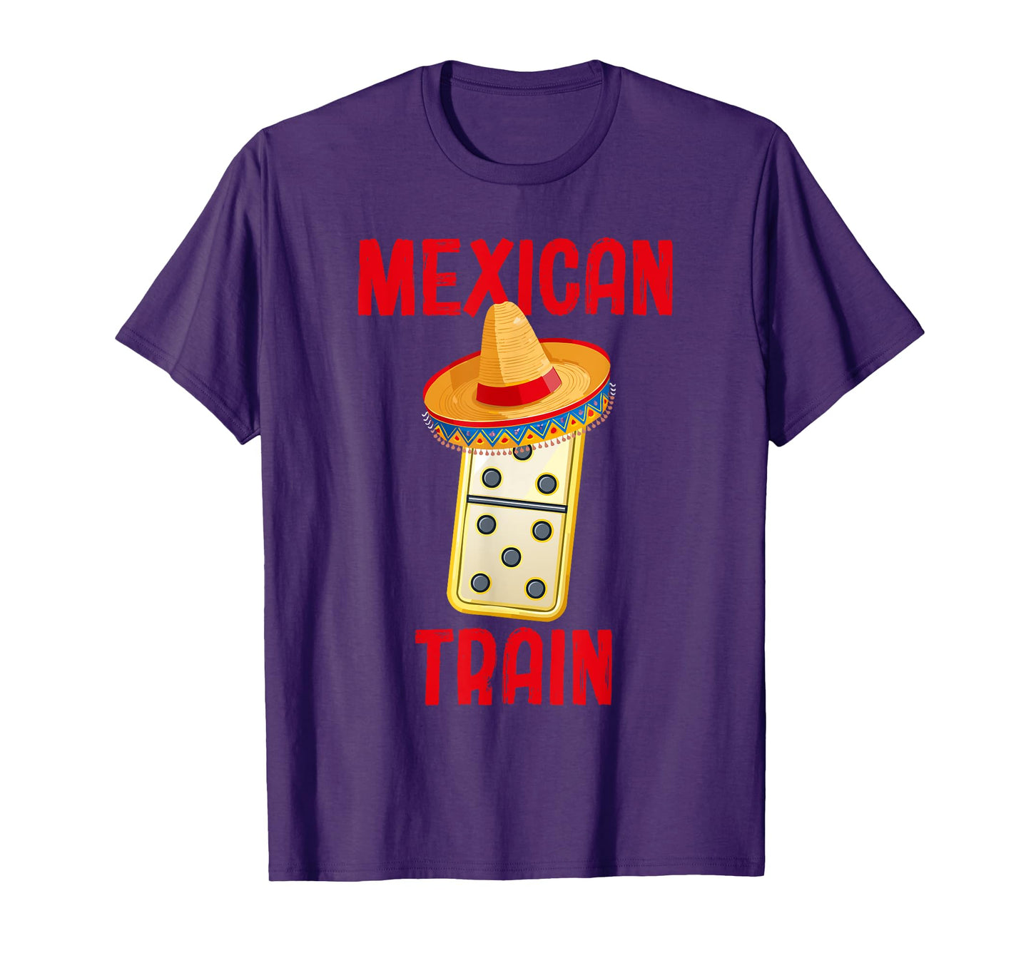 Funny Domino Player Game Mexican Train Dominoes T-Shirt