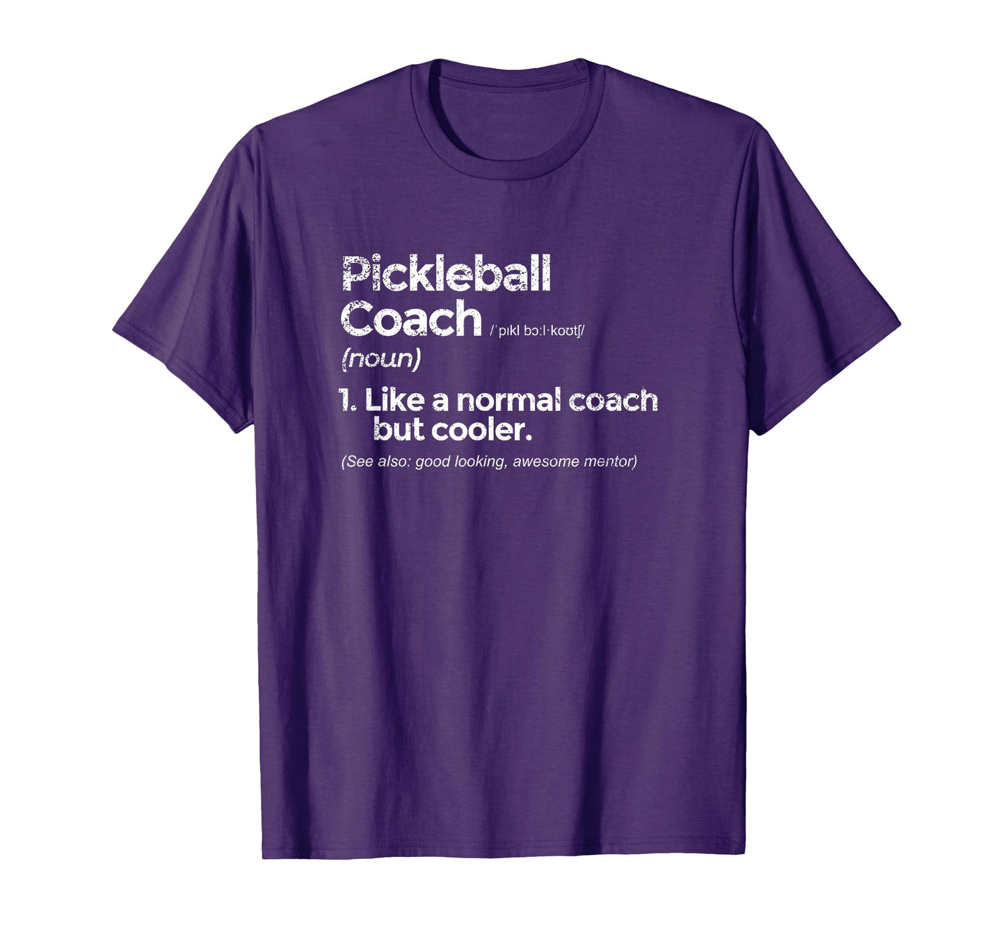 Pickleball Coach Definition Funny Gift T-Shirt