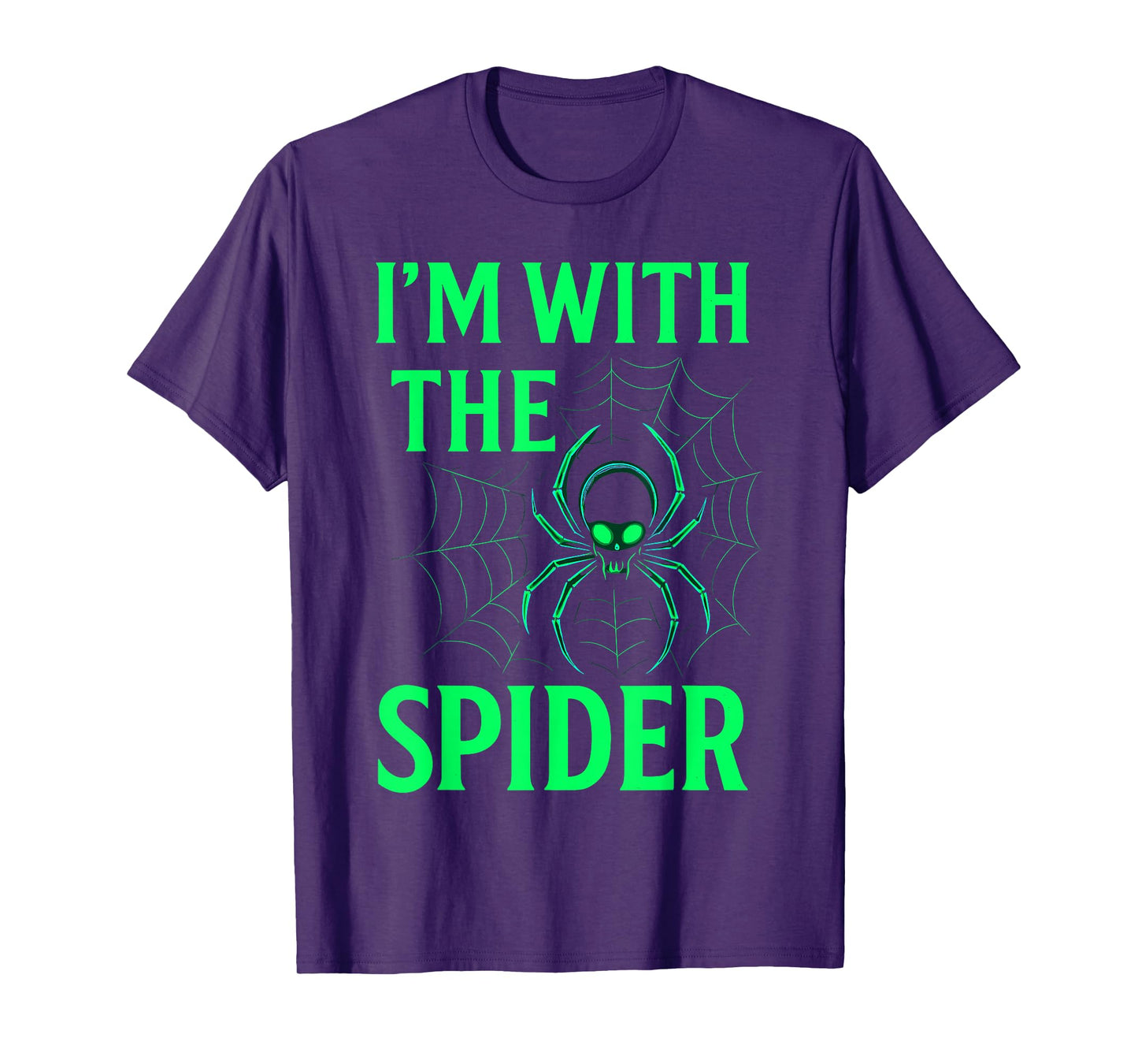 I’m with The Spider Shirt, Funny Halloween Costume T-Shirt