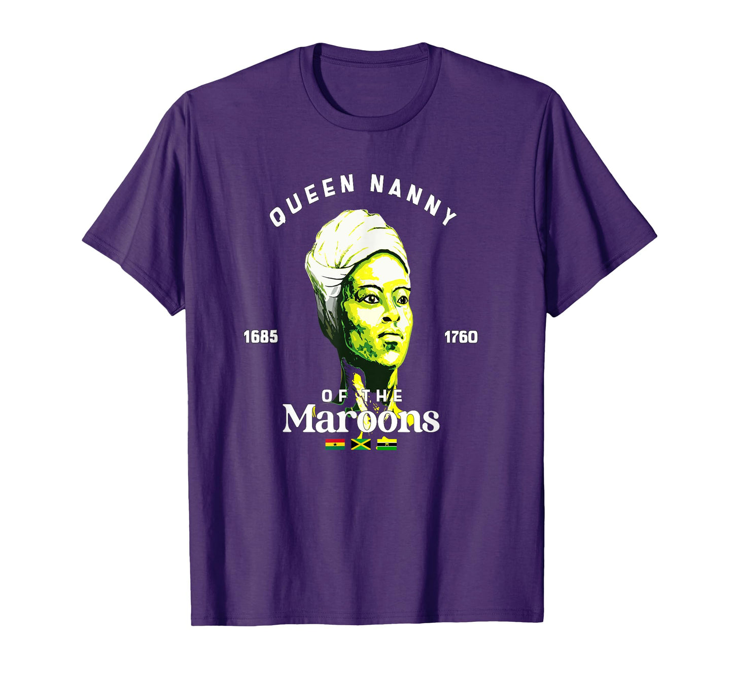 Queen Nanny of the Maroons, Jamaican national hero, Ashanti T-Shirt