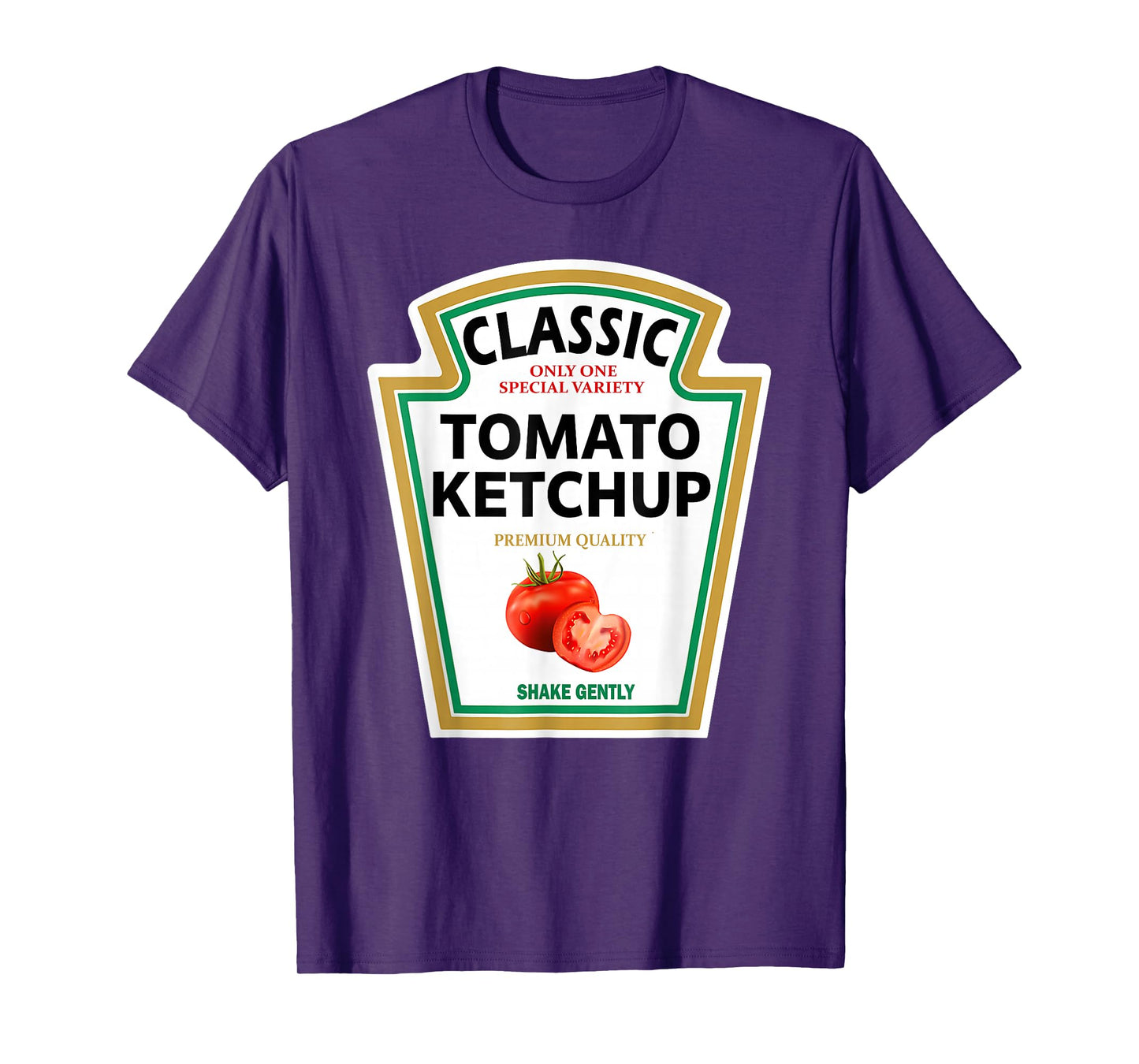 Red Ketchup DIY Halloween Costume Matching Group Mustard T-Shirt