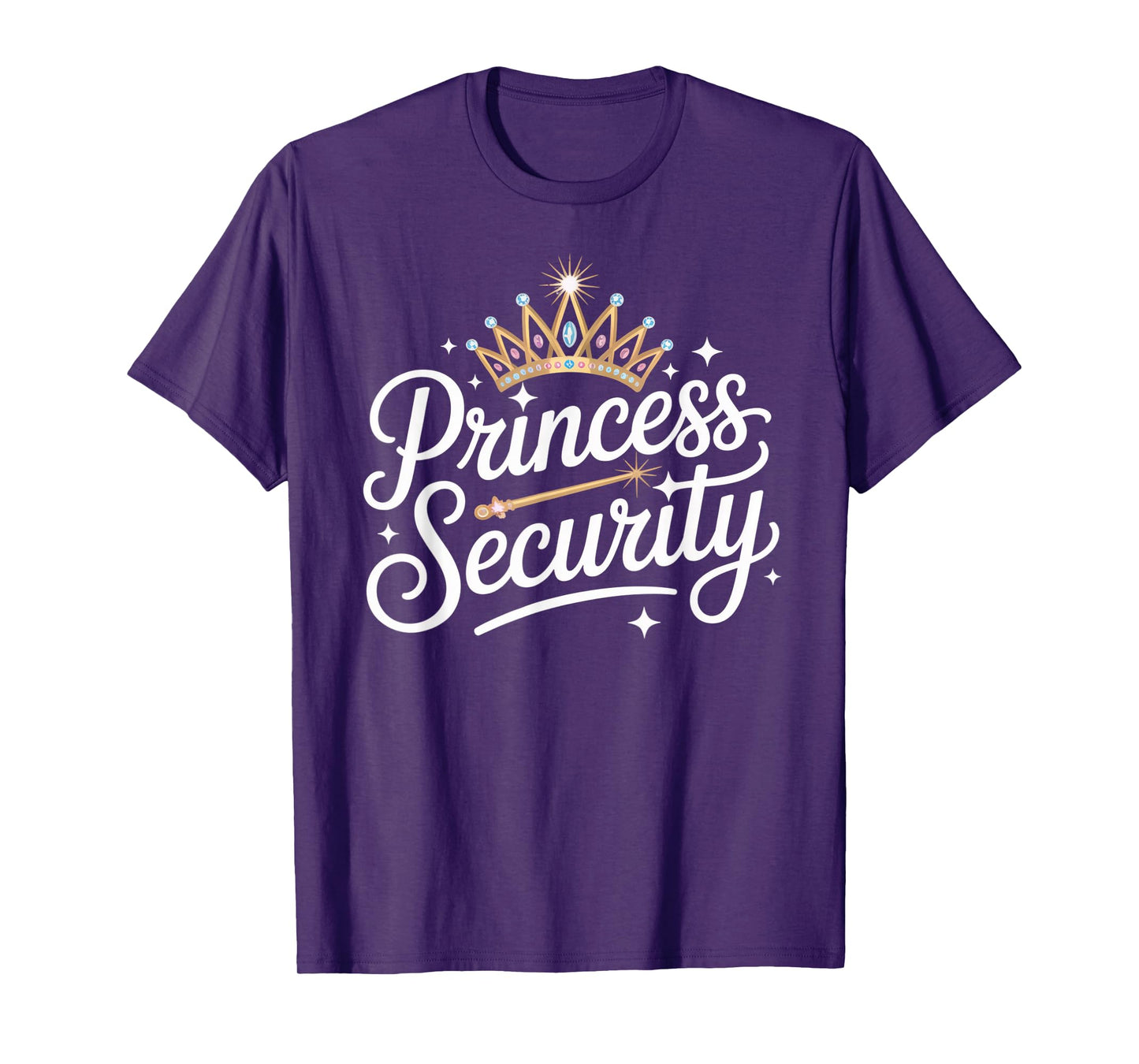 Princess Security Funny Halloween Costume Dad Mom Group T-Shirt