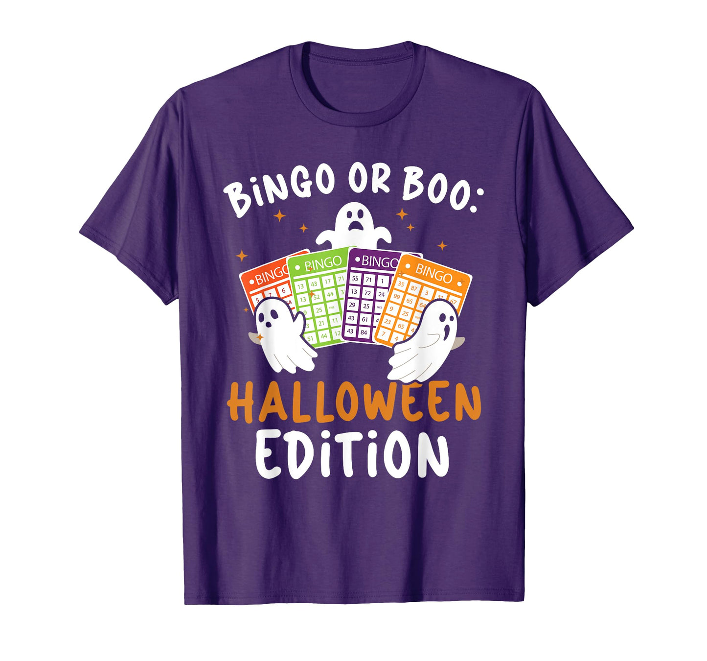 Bingo Halloween Trick Or Treat Bingo Player Bingo Caller T-Shirt