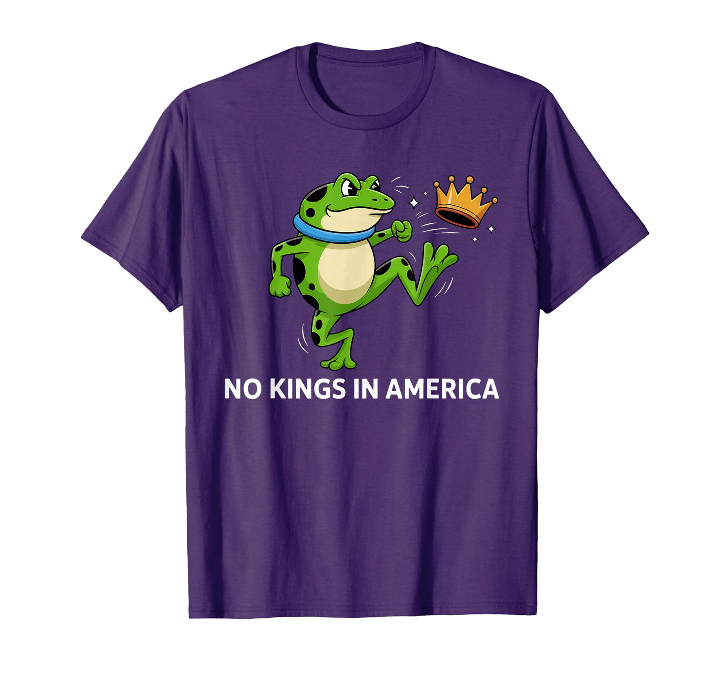 Frog No Kings in America We The People Political T-Shirt