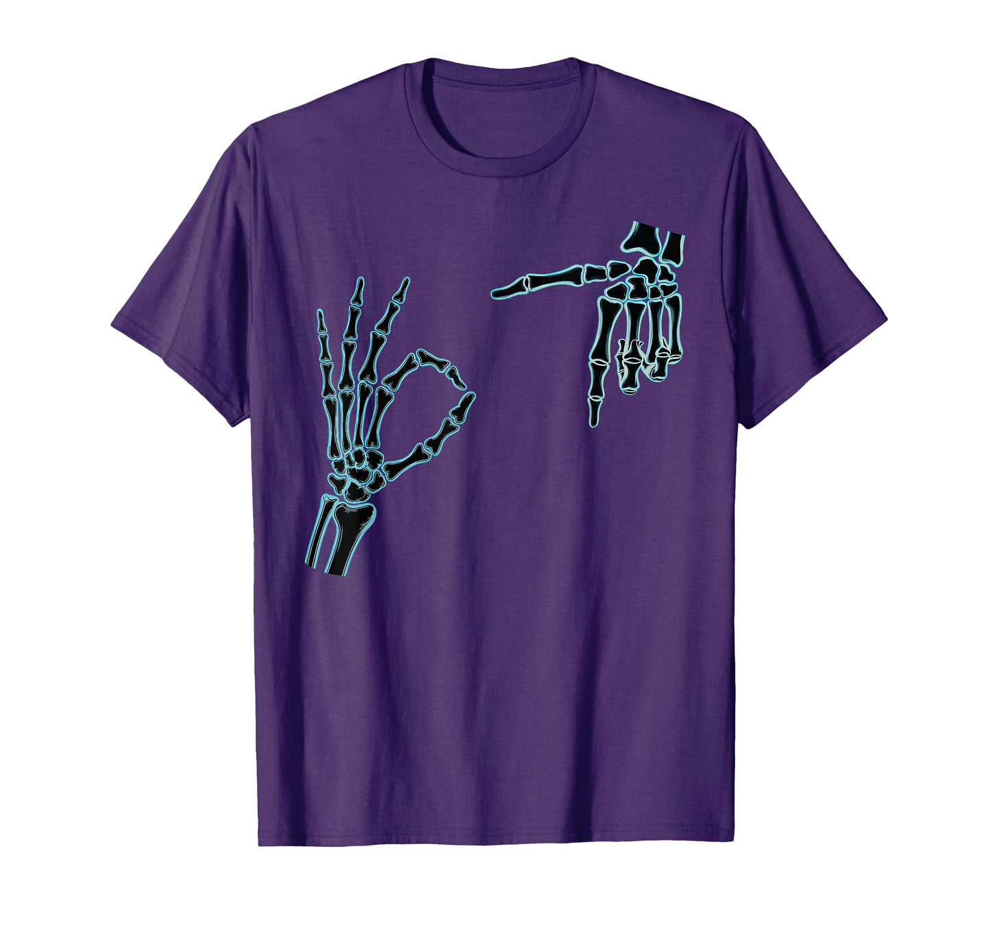 67 Meme Skeleton Hand 6 7 Halloween Six Seven T-Shirt