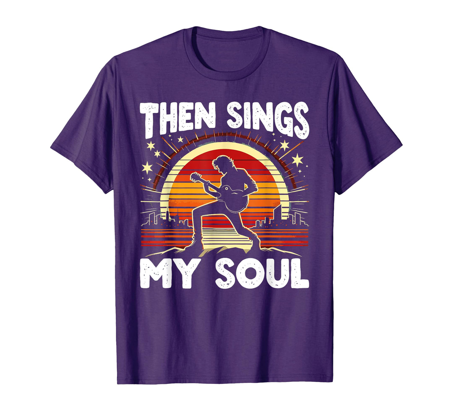Christian Guitar Player Guitarist Then Sings My Soul T-Shirt