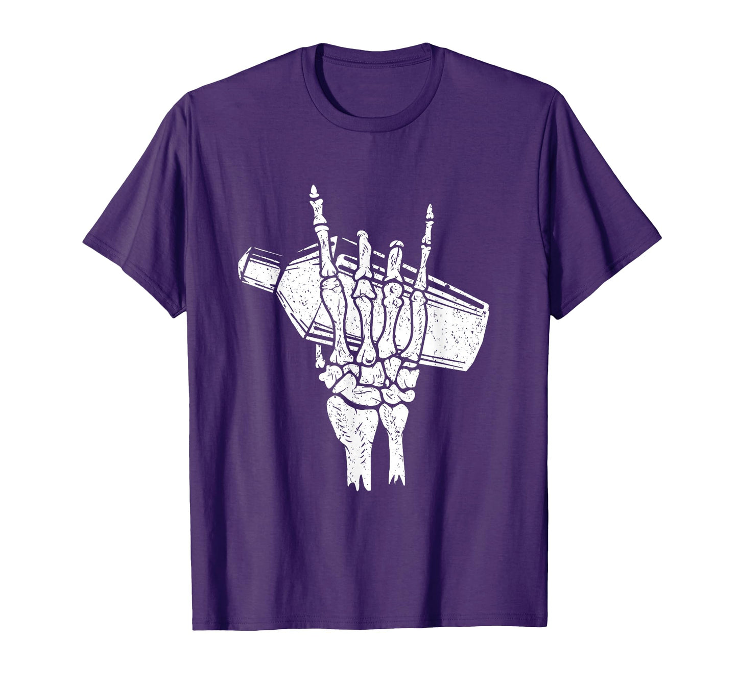 Retro Bartender Rock On Hand for Men Women Skeleton Bartender T-Shirt, Unisex-Adults, Black, Small, Short Sleeve, T-Shirt