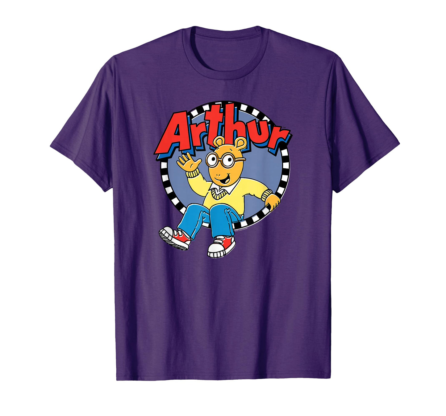 Arthur Non Distressed Arthur Waving Logo T-Shirt