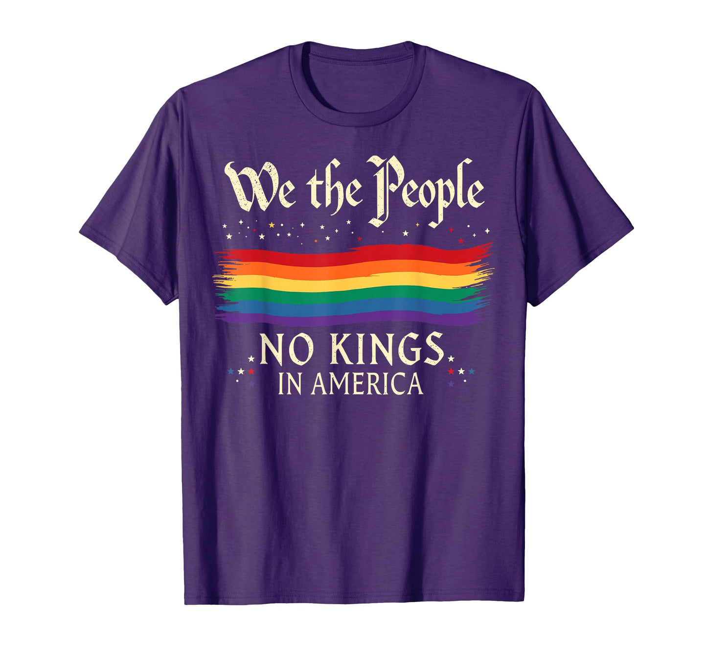 No Kings in America Since 1776 We The People USA Anti-Trump T-Shirt