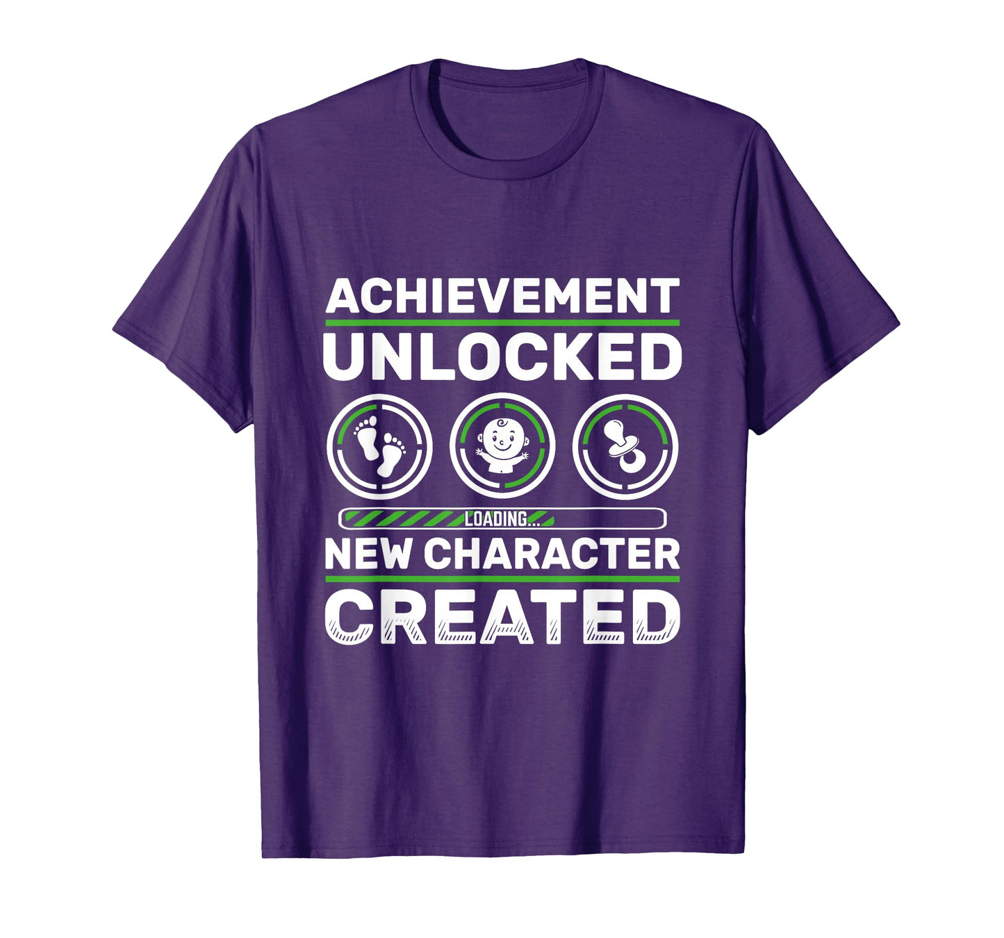 Schwangerschaft verknden Geschenk Zocker New Character Created - Pregnancy Announcement Dad Gamer T-Shirt
