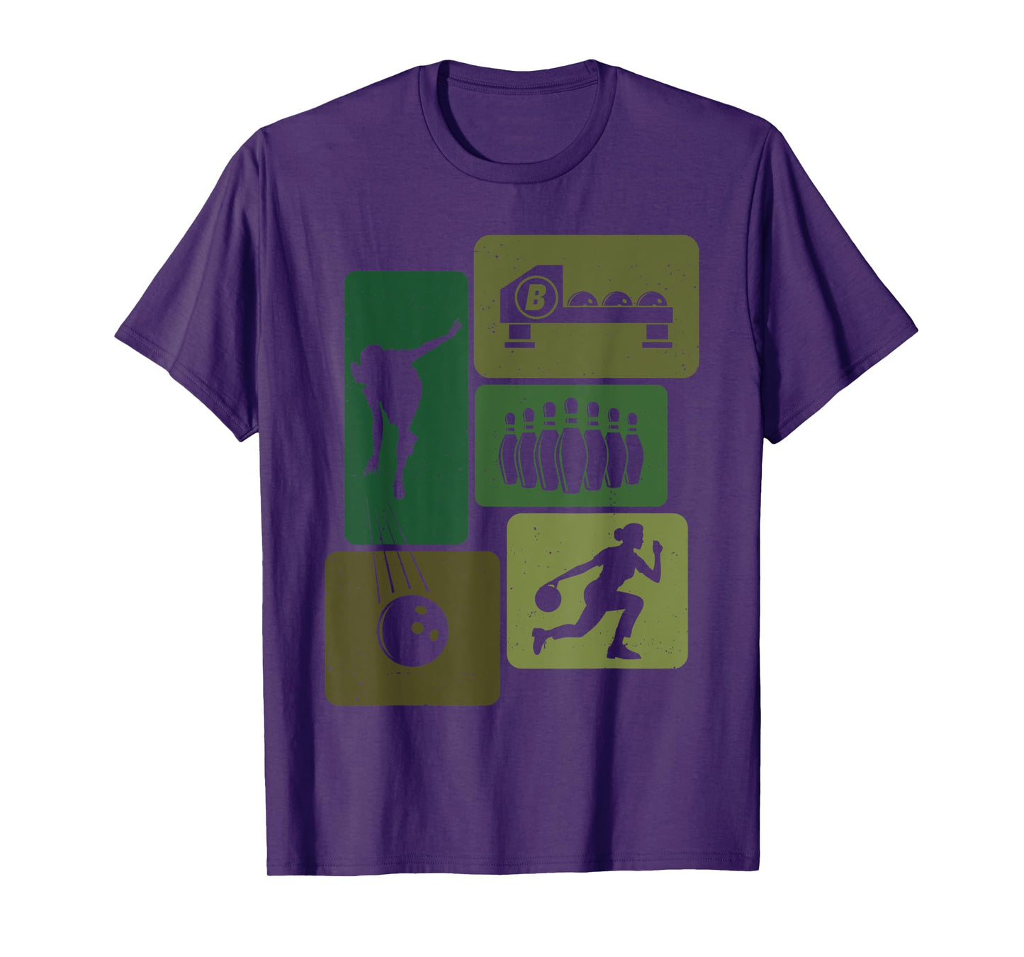 Funny Bowling Player Bowler Game Enthusiast Outfit Women T-Shirt