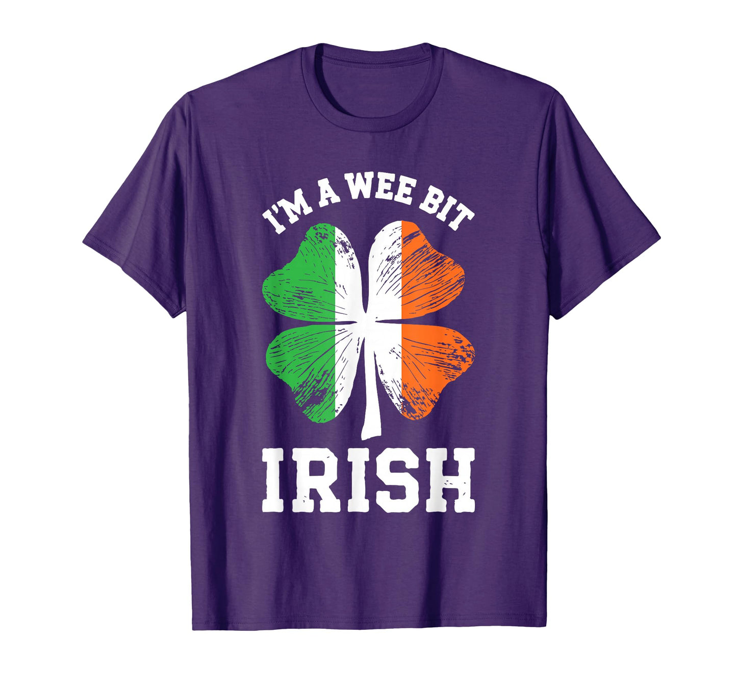 I'm A Wee Bit Irish Shirt Men Women Kids St Patricks Day T-Shirt