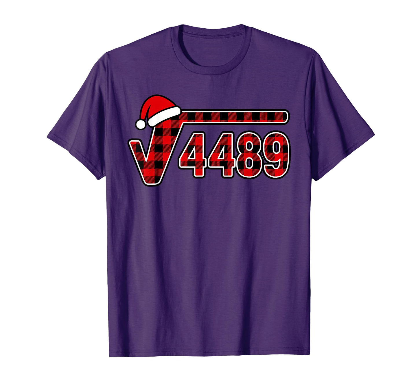 67 Meme Christmas Square Root 4489 Six Seven Math Teacher T-Shirt