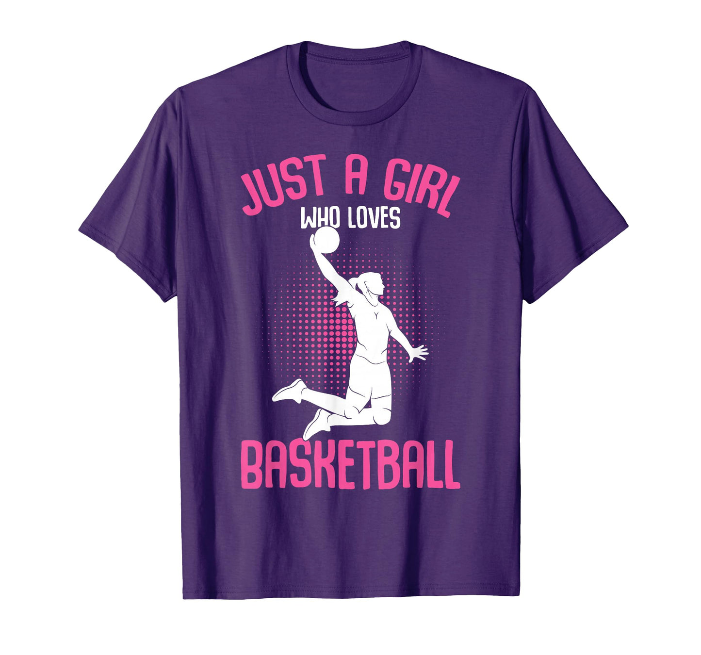 Just a Girl who loves Basketball Kids Girls T-Shirt