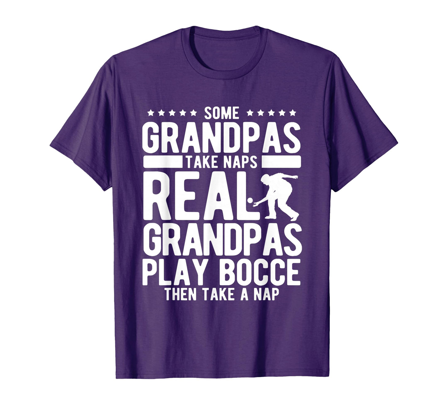Real Grandpas Play Bocce Ball T-Shirt
