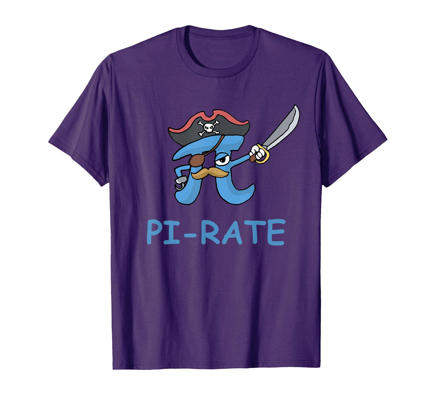 Pi Rate Funny Pi Pirate T-Shirt