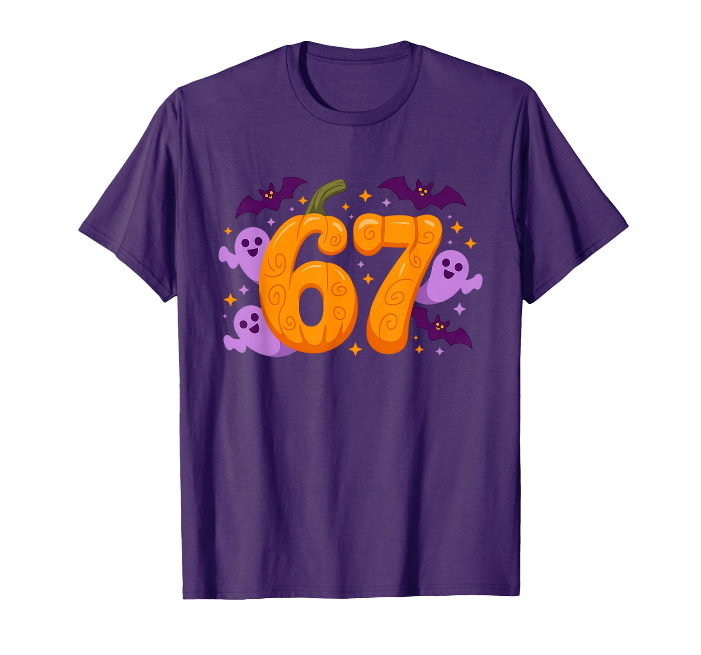 Six Seven Meme 6 7 Halloween Costume Couple T-Shirt