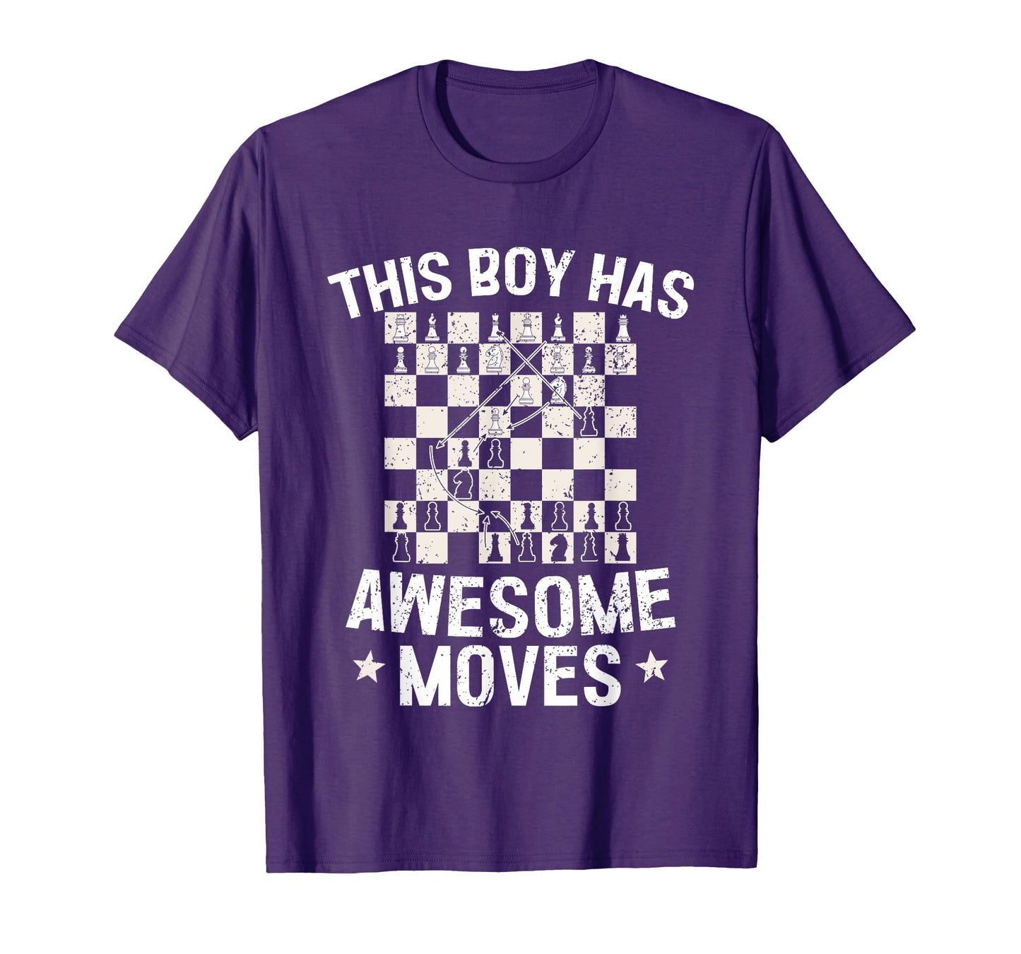 Chess Shirt For Boys Kids Chess Player Board Game T-Shirt
